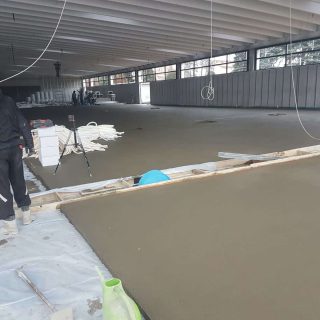 Realizzazione massetti in sabbia e cemento supermercato LIDL (Gerenzano)