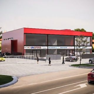 Posa e progettazione sottofondi Insediamento commerciale Inzago (MI)