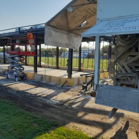 realizzazione pavimentazioni e massetti stadio Monzello AC Monza calcio